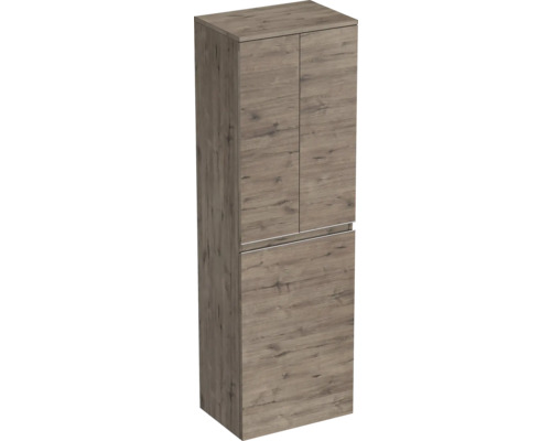 Koupelnová skříňka vysoká Intedoor TRENTA dub wellington 50 x 161,8 x 35 cm TRE SV 50 2D K S D370