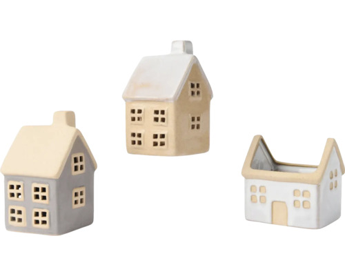 Dekorativní domy z keramiky, bytové doplňky