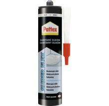Pattex sanitární silikon, trvale elastický, odolný proti vlhkosti