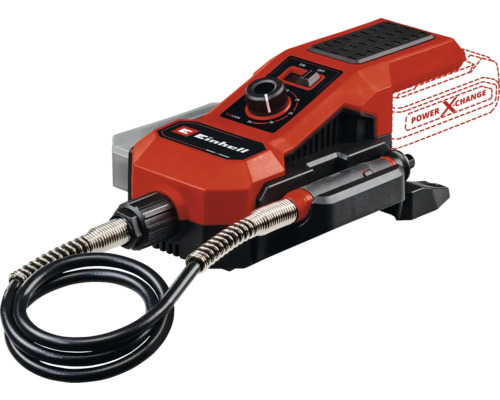 Logo Einhell. Akumulátorová leštička Einhell s napájecím kabelem