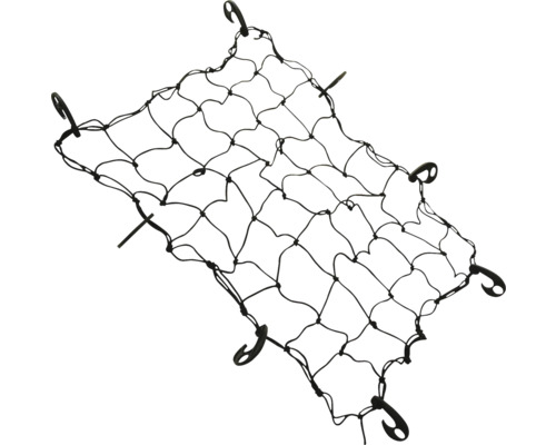 Zavazadlová síť s háčky pro zajištění nákladu