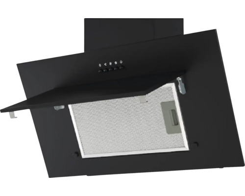 Černý odsavač par s filtrem