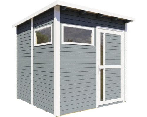 Zahradní domek s okny a dveřmi