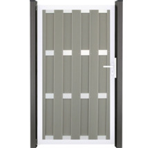 Plastová zahradní branka s kovovým rámem