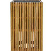 Květináč dřevěný akustický panel 44,5 x 44,5 x 70 cm
