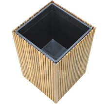 Květináč dřevěný akustický panel 44,5 x 44,5 x 70 cm
