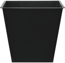 Černý plastový květináč