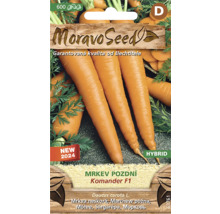 Balení semen mrkve odrůdy Komander F1 od Moravoseed
