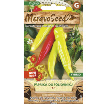 Balení semen papriky pro pěstování ve fóliovníku