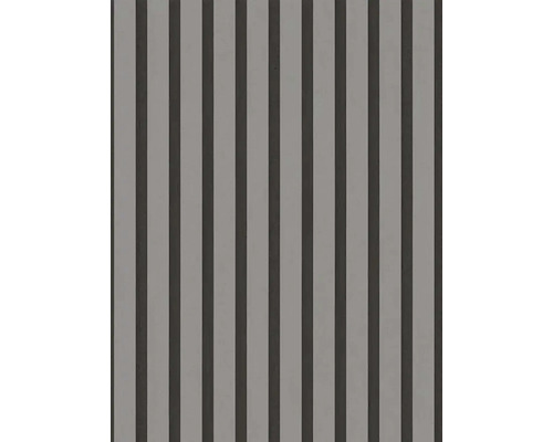 Vliesová tapeta Wooden Wall 786284 šedá, černá 0,53 x 10,05 m Natřená tapeta s proužkovaným vzorem