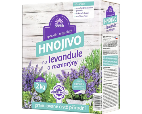 Hnojivo na levandule a rozmarýny organické granulované Profík 2 kg