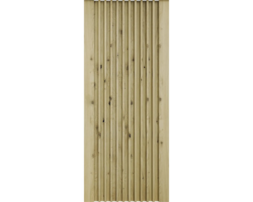 Dřevěná fasáda s vertikálními lamelami