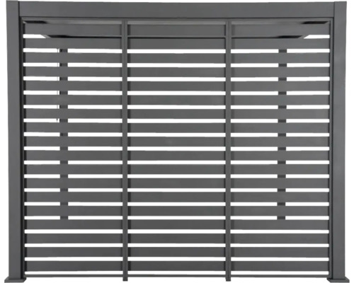 Lamelová stěna pro venkovní použití