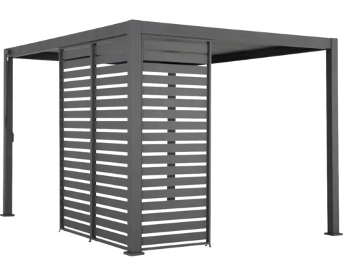 Pavilon s lamelovou stěnou