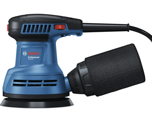 Excentrická bruska Bosch GEX 125 s prachovým sáčkem