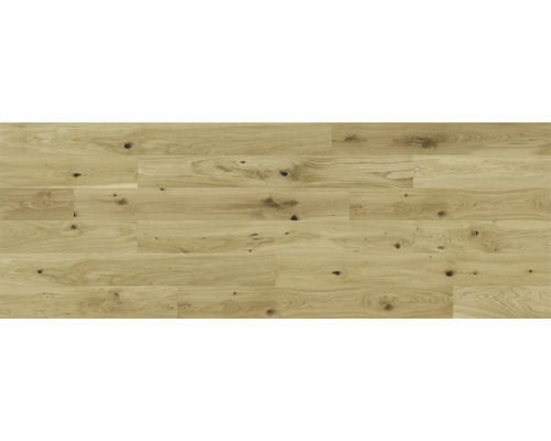 Dřevěná podlahová krytina z dubu s přírodní kresbou