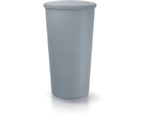 Plastový koš na prádlo s víkem