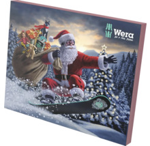 Wera adventní kalendář s vánočním motivem Santa Clause na snowboardu