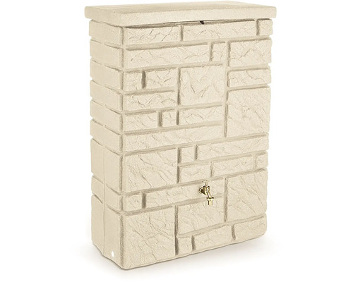 Nádrž na dešťovou vodu vzhledu kamene s kohoutkem