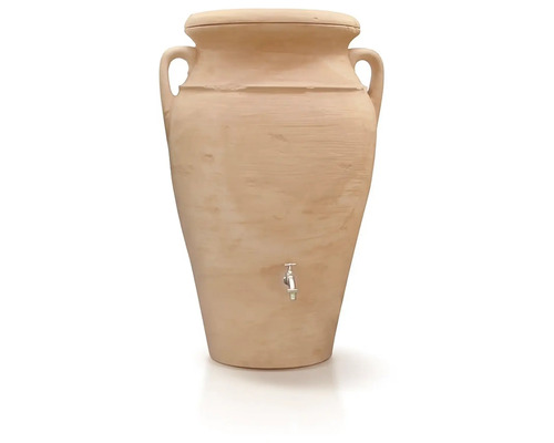 Amfora s víkem a vodovodním kohoutkem