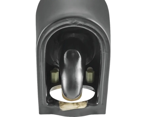 Detail toaletní odpadní trubky s filtry