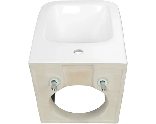 Keramické umyvadlo pro montáž na stěnu