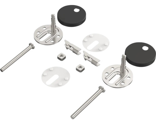Upevňovací sada pro WC sedátka se šrouby, maticemi a podložkami