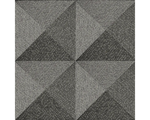 Vliesová tapeta SA524104 Santa Fe hnědá, černá 0,53 x 10 m Textilní tapeta s geometrickým trojúhelníkovým vzorem