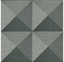 Textilní tapeta s trojrozměrným geometrickým pyramidovým vzorem