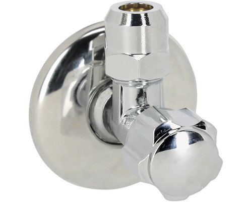 Rohový ventil z kovu pro sanitární instalace