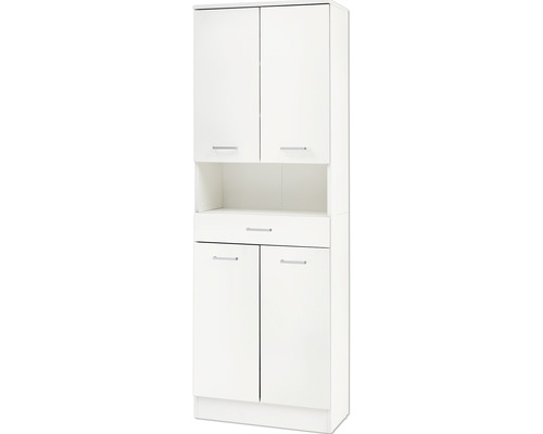 Koupelnová skříňka vysoká Möbelpartner Lorenz bílá 59,8 x 181,7 x 32 cm
