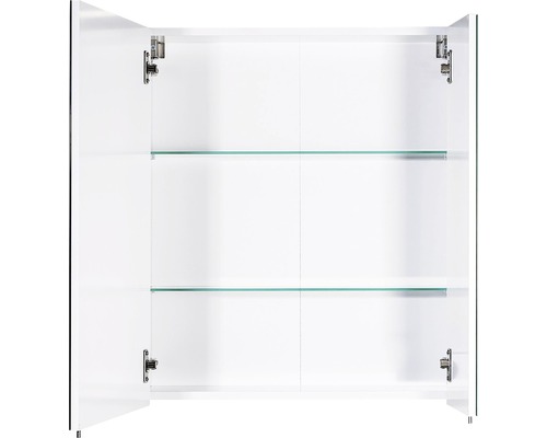 Zrcadlová skříňka Möbelpartner Basic 60 x 16 x 70,7 cm bílá vysoce lesklá