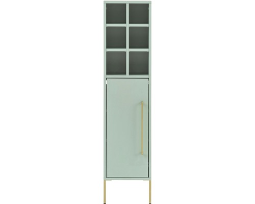 Skříňka s dvířky, policemi a nožičkami