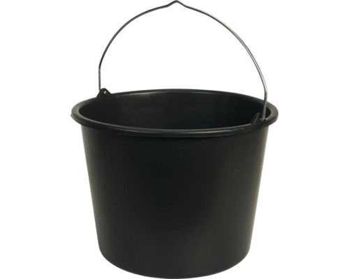 Plastový kbelík s kovovou rukojetí