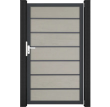 Zahradní branka s příčkami a klikou