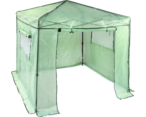 Skleník s oknem a otvorem