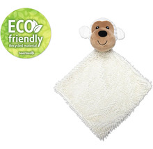 Plyšová hračka s přívěskem z recyklovaného materiálu