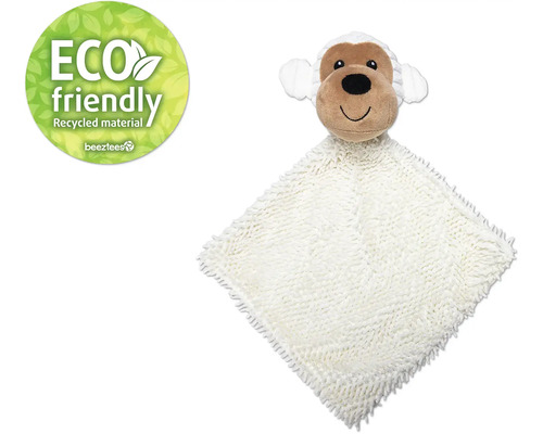 Plyšová hračka s přívěskem z recyklovaného materiálu