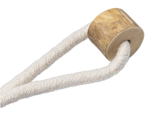 Dřevěný kartáč do koupele s provázkem