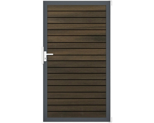 Dveře Rhombus Rám Vlašský Dřevěná zahradní branka s kovovým rámem