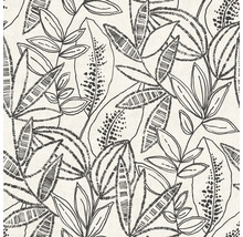 Tapeta se vzorem listů