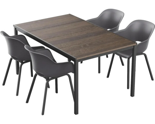 Jídelní stůl se čtyřmi židlemi do jídelny