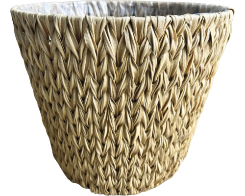 Koš polyratanový Lafiora Wicker Ø 35 x 30 cm přírodní