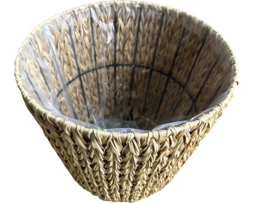 Proutěný květináč s plastovou vložkou