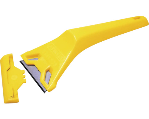 Škrabka na sklo s plastovou rukojetí a chráničem čepele