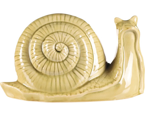 Zahradní dekorace šnek keramický 30 x 14 x 17 cm Dekorativní figurka šneka do zahrady