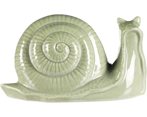 Zahradní dekorace šnek keramický 30 x 14 x 17 cm Dekorativní keramická figurka šneka