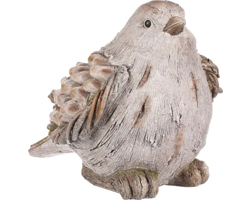Figurka magnesium sedící ptáček 30 x 30 cm