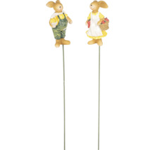 Dekorativní figurky zajíčků do zahrady, pár