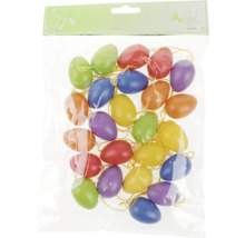 Balení barevných velikonočních vajíček se závěsnou šňůrkou